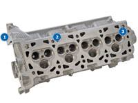 automobile cylinder head