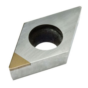 tipped pcd inserts in 55 degree diamond shape D for turning aluminum alloy