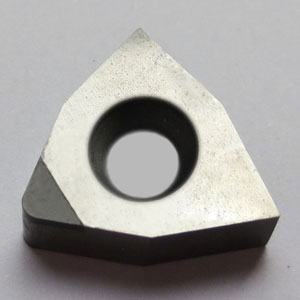 tipped pcd inserts in 80 degree hexagon shape W for turning aluminum alloy